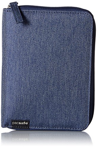 Pacsafe Geldbörse, Denim, Blau, RFID geschützt, Unisex-Erwachsene, Wert auf Sicherheit und Stil Pacsafe Geldbörse, Denim, Blau, RFID geschützt, Unisex-Erwachsene, Wert auf Sicherheit und Stil von Pacsafe