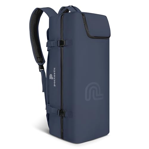 Pactastic großer Rucksack + Reisetasche Multifunktion | 3 Tragemöglichkeiten | Weekender mit großer Öffnungs-Klappe zum Reisen | leichtes & wasserabweisendes veganes Tech-Material von Pactastic
