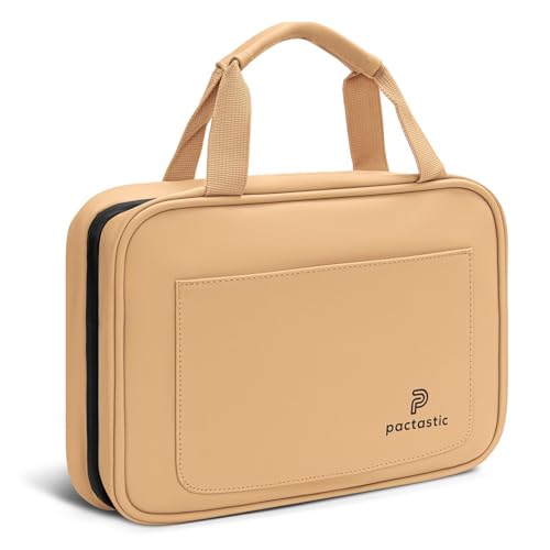 Pactastic aufhängbare Kosmetiktasche mit Tragehenkel | 500 gramm leichter Reise-Kulturbeutel für Pflegeprodukte mit 4 Reißverschlussfächern & wasserabweisendem Material | 30 x 7 x 20 cm Pactastic aufhängbare Kosmetiktasche mit Tragehenkel | 500 gramm leichter Reise-Kulturbeutel für Pflegeprodukte mit 4 Reißverschlussfächern & wasserabweisendem Material | 30 x 7 x 20 cm von Pactastic
