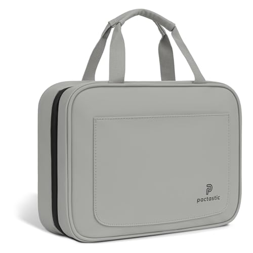 Pactastic aufhängbare Kosmetiktasche mit Tragehenkel | 640 gramm leichter Reise-Kulturbeutel für Pflegeprodukte mit 4 Reißverschlussfächern & wasserabweisendem Material | 33 x 10 x 24 cm Pactastic aufhängbare Kosmetiktasche mit Tragehenkel | 640 gramm leichter Reise-Kulturbeutel für Pflegeprodukte mit 4 Reißverschlussfächern & wasserabweisendem Material | 33 x 10 x 24 cm von Pactastic