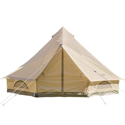 Luxuriöses Wasserdichtes 4-Jahreszeiten-Zelt Für Camping Und Glamping, Familienzelt Für Glamping Mit Seitenbelüftung Für 8 Personen von PacuM