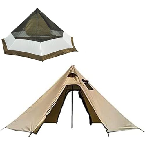 Outdoor Camping Pyramide Tipi Zelt Leichtes Tipi Warmes Zelt Für Jagd Rucksack Camping Wandern Familie von PacuM
