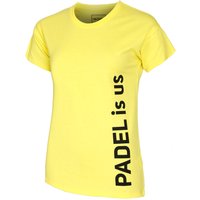 Padel-point Padel Is Us T-shirt Damen Gelb Padel-point Padel Is Us T-shirt Damen Gelb von Padel-Point