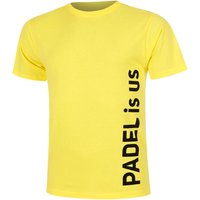 Padel-point Padel Is Us T-shirt Herren Gelb von Padel-Point