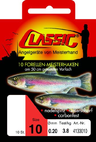 Forellenhaken Forellen Haken zum Forellenangeln blau 50cm, Größe:4 Forellenhaken Forellen Haken zum Forellenangeln blau 50cm, Größe:4 von Paladin