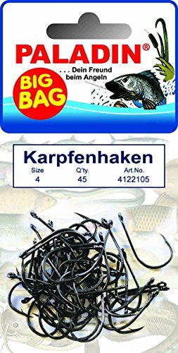 Paladin Big Bag Karpfenhaken mit Öhr 30 STK. Gr. 1 Paladin Big Bag Karpfenhaken mit Öhr 30 STK. Gr. 1 von Paladin