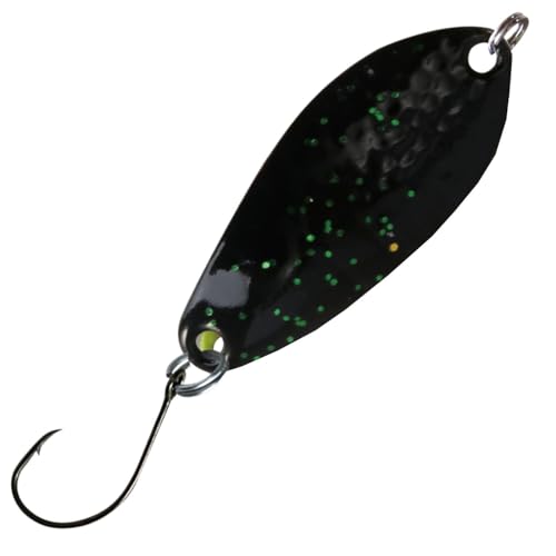 Paladin Blinker zum Ultra Light Angeln 2,9g Trout Spoons Style Scale, Farbe:schwarz-Glitter/orange-gelb-Glitter Paladin Blinker zum Ultra Light Angeln 2,9g Trout Spoons Style Scale, Farbe:schwarz-Glitter/orange-gelb-Glitter von Paladin