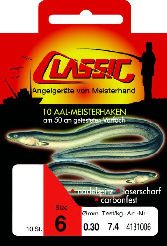 Paladin Classic Aalhaken gebunden, Hakengröße:6 von Paladin