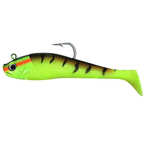 Paladin Gummifisch 20cm mit Bleikopf 300g gelb/schwarz - Gummifisch für Dorsch & Heilbutt, Dorschköder Gummiköder zum Meeresangeln Paladin Gummifisch 20cm mit Bleikopf 300g gelb/schwarz - Gummifisch für Dorsch & Heilbutt, Dorschköder Gummiköder zum Meeresangeln von Paladin