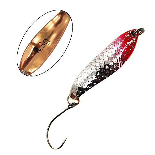 PALADIN 10C0644002C10 Angelhaken mit Haken Maruto, 4,3 g, Rot-Silber/Kupfer, Erwachsene, Unisex PALADIN 10C0644002C10 Angelhaken mit Haken Maruto, 4,3 g, Rot-Silber/Kupfer, Erwachsene, Unisex von Paladin