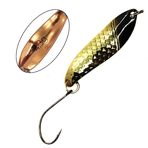 PALADIN 10C0644003C10 Angelhaken mit Haken Maruto, 4,3 g, Schwarz-Gold/Kupfer, Erwachsene, Unisex PALADIN 10C0644003C10 Angelhaken mit Haken Maruto, 4,3 g, Schwarz-Gold/Kupfer, Erwachsene, Unisex von Paladin