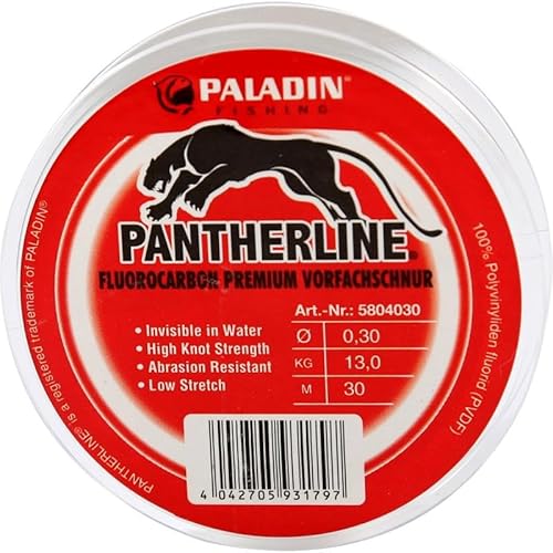 Paladin Pantherline Fluoro Carbon Vorfachschnur Durchmesser 0,14 mm Paladin Pantherline Fluoro Carbon Vorfachschnur Durchmesser 0,14 mm von Paladin