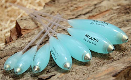 Paladin Sbirolino langsam sinkend 40g - Forellenpose - Legierter Stahl - Fischgewicht - Tropfen - Türkis Paladin Sbirolino langsam sinkend 40g - Forellenpose - Legierter Stahl - Fischgewicht - Tropfen - Türkis von Paladin
