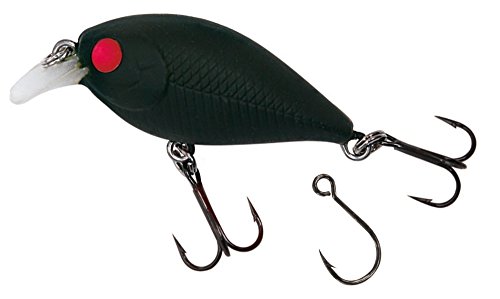 Paladin Trickfisch Wobbler Baby 35mm 3,4g - Forellenwobbler, Kunstköder zum Forellenangeln, Wobbler zum Spinnfischen, Crankbait, Farbe:schwarz Paladin Trickfisch Wobbler Baby 35mm 3,4g - Forellenwobbler, Kunstköder zum Forellenangeln, Wobbler zum Spinnfischen, Crankbait, Farbe:schwarz von Paladin
