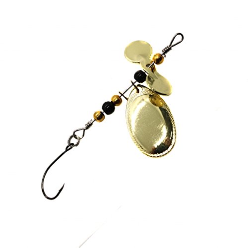 Paladin Trout Spoon Forellenspinner Killer 3.0 G2 Farbe Gold Gewicht 3,1 g Spinner mit Propeller für Barsch und Forelle Paladin Trout Spoon Forellenspinner Killer 3.0 G2 Farbe Gold Gewicht 3,1 g Spinner mit Propeller für Barsch und Forelle von Paladin
