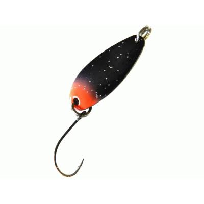 Paladin Trout Spoon Slim 2,7g schwarz rot glitter/schwarz glitter von Paladin