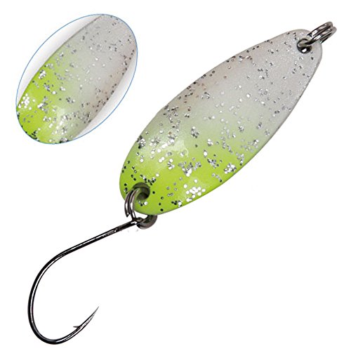 Paladin Trout Spoon VI 2,0 g Weiß - Gelb - Glitter von Paladin