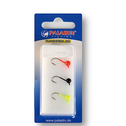 Paladin Tungsten Jigkopf - 3 Jighaken, Größe/Gewicht:Gr. 6/1.30g Paladin Tungsten Jigkopf - 3 Jighaken, Größe/Gewicht:Gr. 6/1.30g von Paladin