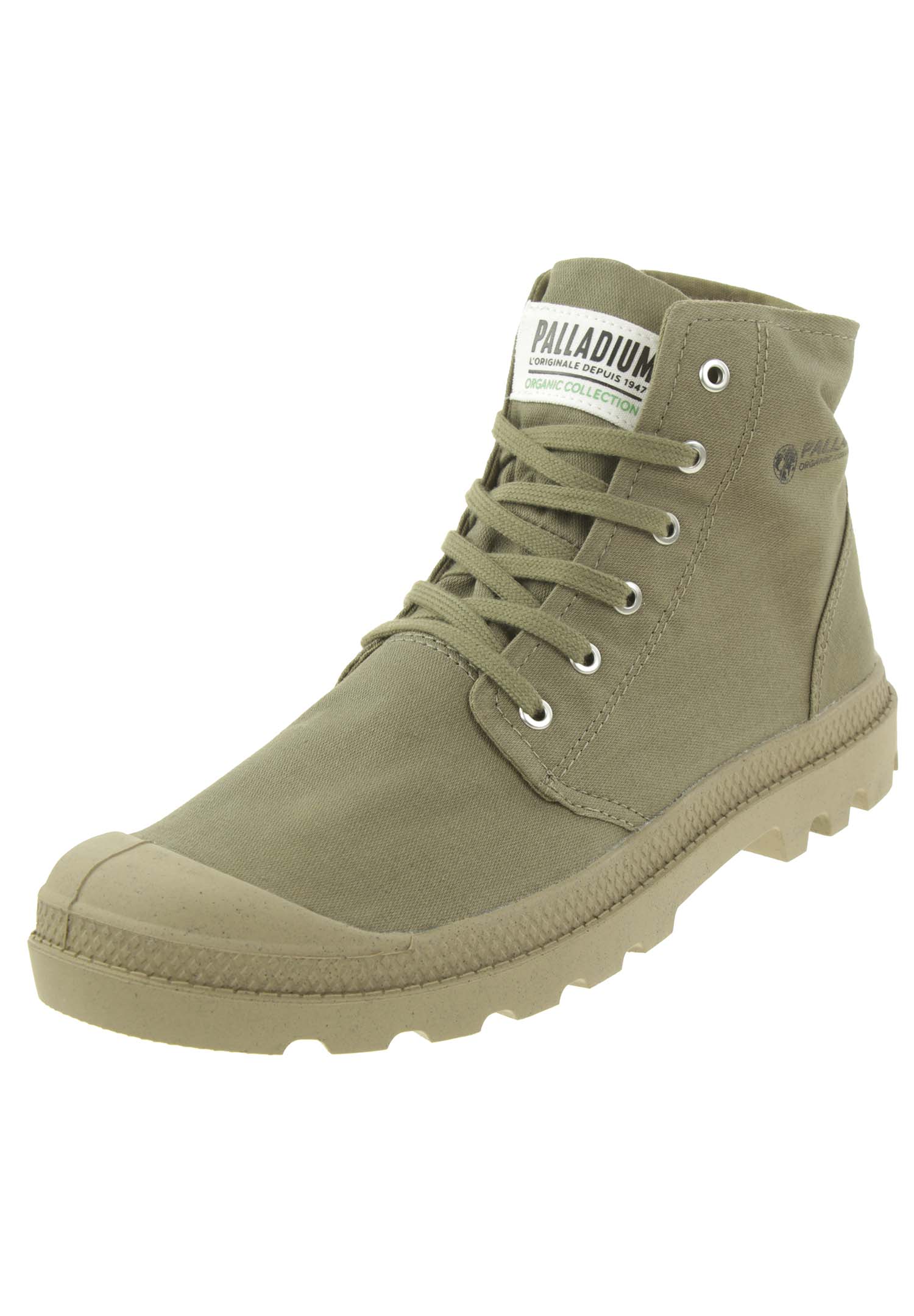 PALLADIUM Unisex HI ORGANIC II Boots Stiefelette 77100 Grün von Palladium