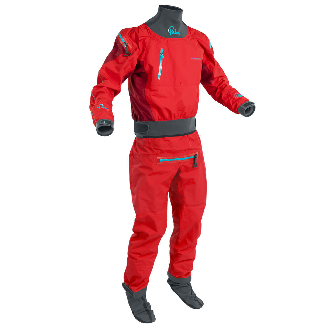 Palm Atom Mens DrySuit - Flame/Chili, M von Palm Equipment}