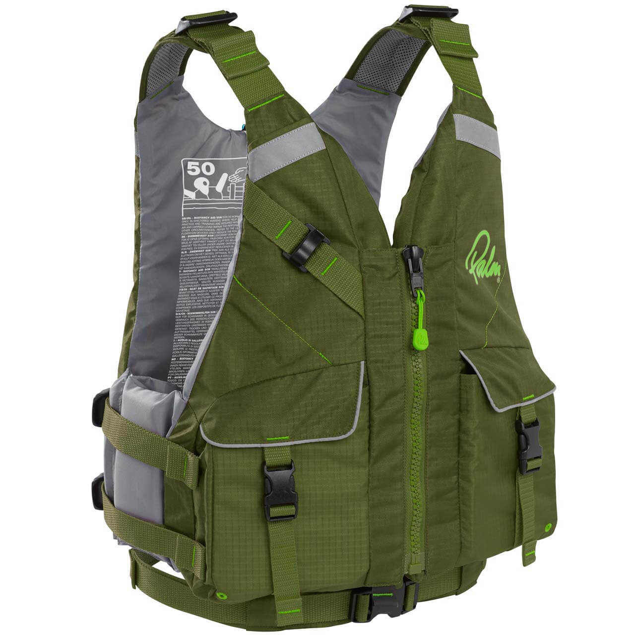 Palm Hydro Schwimmweste - Olive, XS/S Palm Hydro Schwimmweste - Olive, XS/S von Palm Equipment