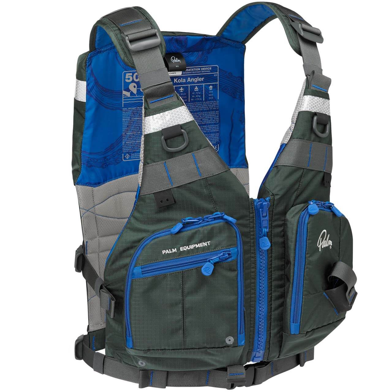 Palm Kola Angler PFD - Jet Grey, XL/XXL Palm Kola Angler PFD - Jet Grey, XL/XXL von Palm Equipment