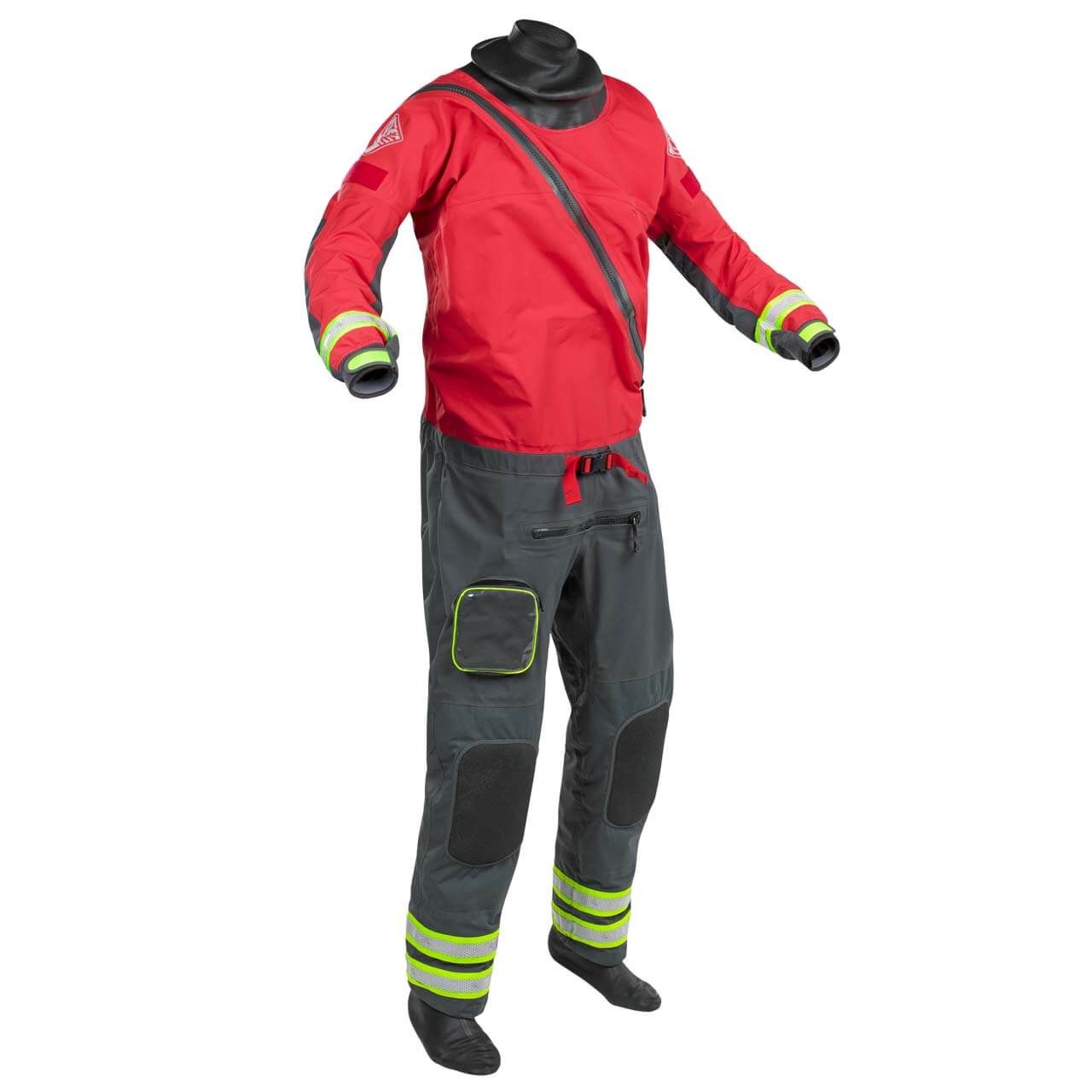 Palm Rescue Dry Suit - Red/Jet Grey, LT von Palm Equipment}