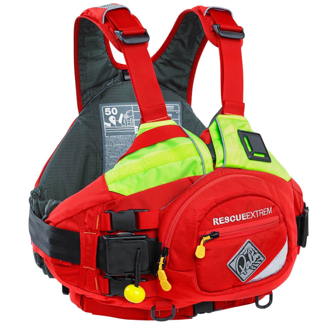 Palm Rescue Extrem Schwimmweste - Red , XS/S  (60 N) von Palm Equipment