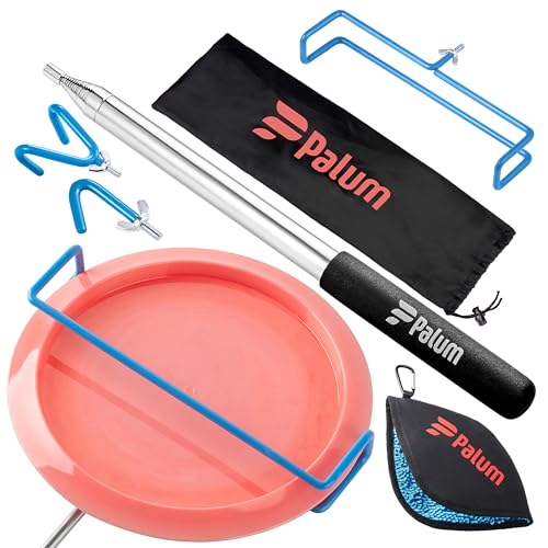 Palum Disc Golf Retriever Pole 4,8 m – Teleskopscheiben Retriever mit robustem Edelstahlrahmen und Tragetasche – Ausziehbarer Zubehörgreifer zum Auffangen von Scheiben in Wasser, Bäumen, Büschen Palum Disc Golf Retriever Pole 4,8 m – Teleskopscheiben Retriever mit robustem Edelstahlrahmen und Tragetasche – Ausziehbarer Zubehörgreifer zum Auffangen von Scheiben in Wasser, Bäumen, Büschen von Palum