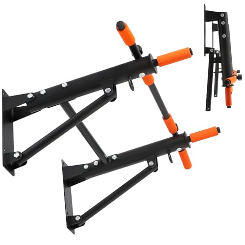 Panana Klimmzugstange für die Wand, Wandmontage, Pull Up Bar Klimmzugstange platzsparend klappbar, bis 200 kg, Fitnessstudio für Zuhause von Panana