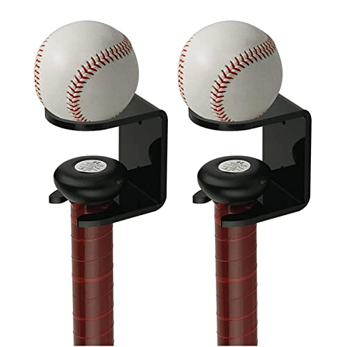 Baseball Schläger Halterung - 1 Paar Acryl Baseballschläger Halter | Wandmontage Display Regal Für Schläger, Vertikale Ballanzeige Für Zuhause Und Büro Baseball Schläger Halterung - 1 Paar Acryl Baseballschläger Halter | Wandmontage Display Regal Für Schläger, Vertikale Ballanzeige Für Zuhause Und Büro von Pansy