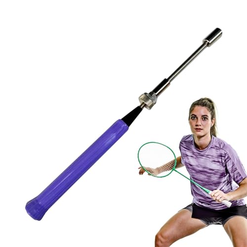 Paodduk Badminton-Schwungtrainerstange,Badminton-Trainerstange - Magnetisches praktisches Stangenstangen-Handgelenk,Anti-Rutsch-Trainerstange mit akustischem Feedback für Anfänger bis erfahrene von Paodduk