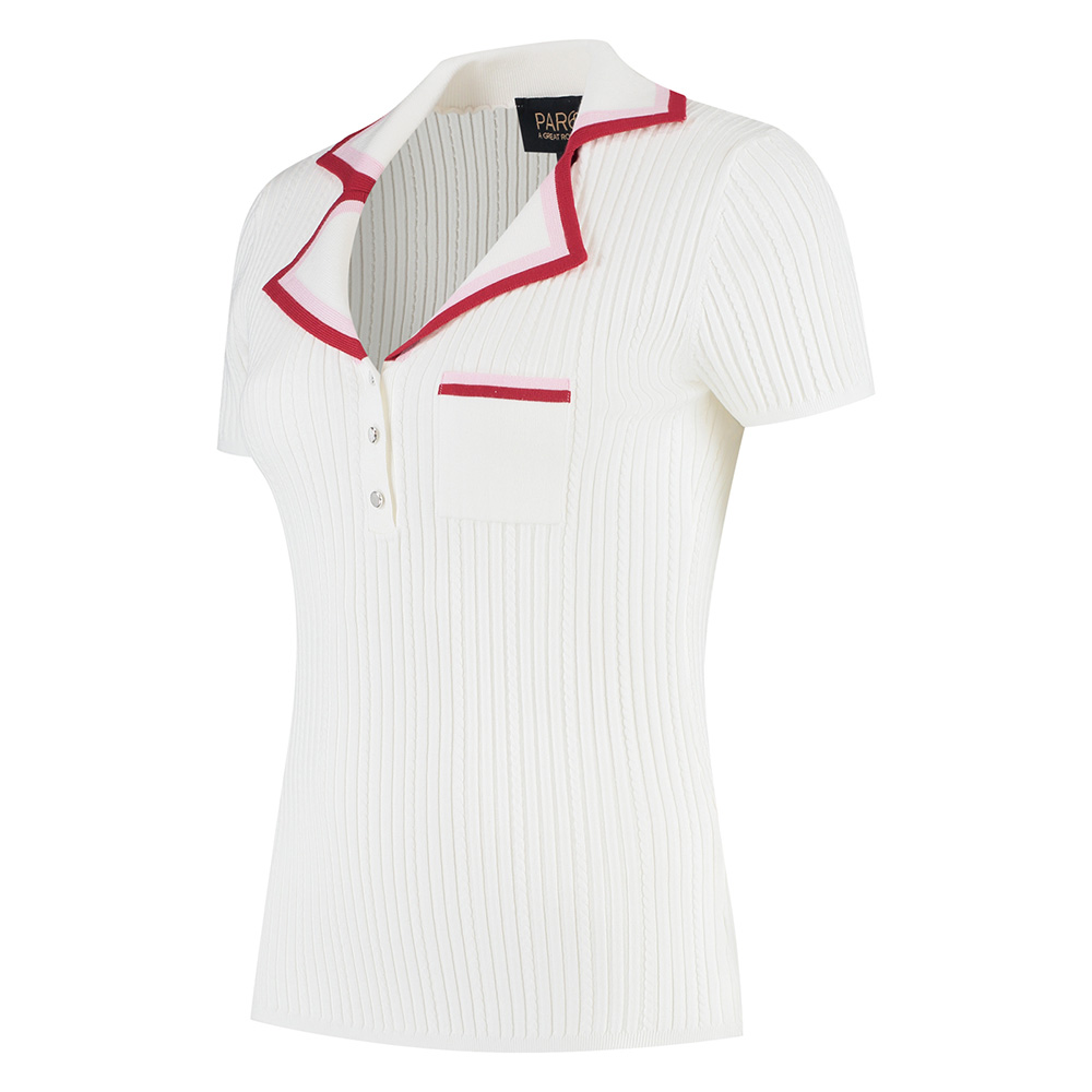 'Par 69 Golf Barbara Damen Polo weiss/rot/pink' 'Par 69 Golf Barbara Damen Polo weiss/rot/pink' von 'Par 69'