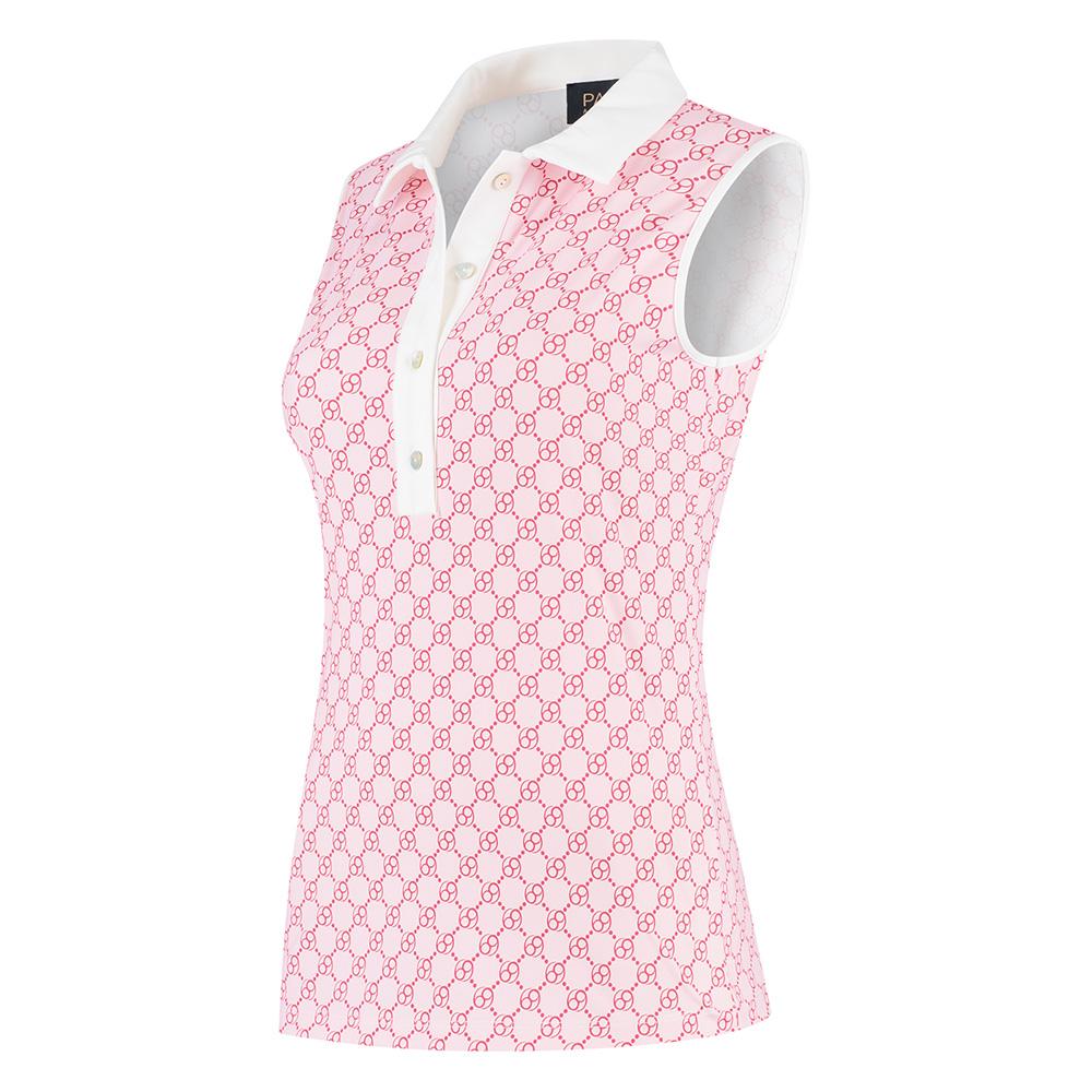 'Par 69 Golf Bingo Damen Polo ärmellos pink/weiss' 'Par 69 Golf Bingo Damen Polo ärmellos pink/weiss' von 'Par 69'