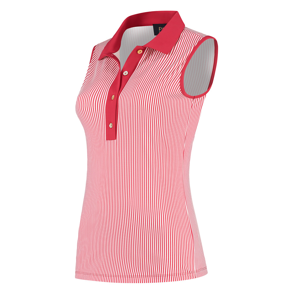 'Par 69 Golf Bingo Damen Polo ärmellos rot/weiss' 'Par 69 Golf Bingo Damen Polo ärmellos rot/weiss' von 'Par 69'