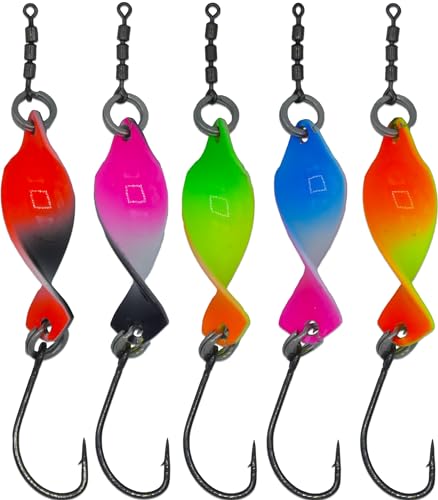 Paradox Fishing 5X Twister Spoons 2,5g I Spoon Forelle Forellen Spoon Set Forellenköder Set zum Forellen Angeln Forellenteig - Spoons Forelle Paradox Fishing 5X Twister Spoons 2,5g I Spoon Forelle Forellen Spoon Set Forellenköder Set zum Forellen Angeln Forellenteig - Spoons Forelle von Paradox Fishing