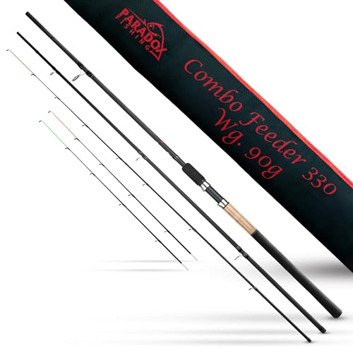 Paradox Fishing Feederrute 3,3m Wg. 90g I 1,5/2/3 OZ I Method Feeder Rute Angelrute Feederruten zum Angeln mit Futterkorb Paradox Fishing Feederrute 3,3m Wg. 90g I 1,5/2/3 OZ I Method Feeder Rute Angelrute Feederruten zum Angeln mit Futterkorb von Paradox Fishing