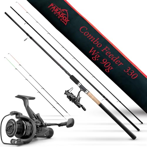 Paradox Fishing Feederrute 3,3m Wg. 90g mit 3000 Runner Rolle I Method Feeder Rute Angelrute Feederruten zum Angeln mit Futterkorb Paradox Fishing Feederrute 3,3m Wg. 90g mit 3000 Runner Rolle I Method Feeder Rute Angelrute Feederruten zum Angeln mit Futterkorb von Paradox Fishing