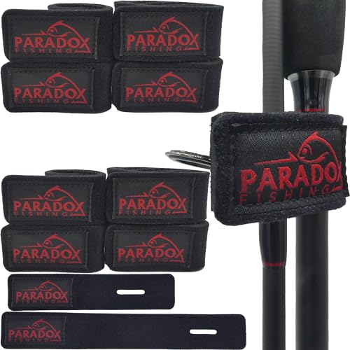 Paradox Fishing Rutenbänder 8 St.für 4 Ruten I Rutenband Ruten Klettband Rutenschutz Angeln Angelausrüstung - Angelzubehör Paradox Fishing Rutenbänder 8 St.für 4 Ruten I Rutenband Ruten Klettband Rutenschutz Angeln Angelausrüstung - Angelzubehör von Paradox Fishing