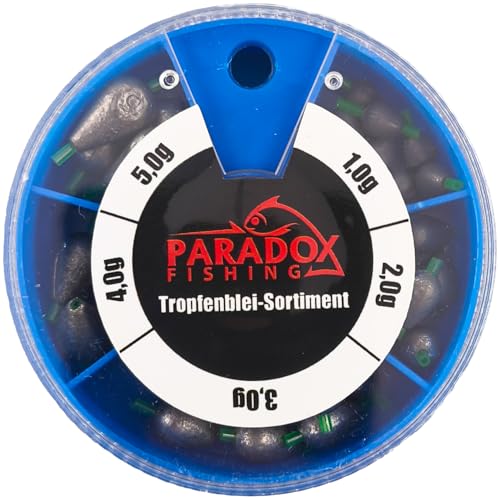 Paradox Fishing Tropfenblei Set - Bleischrot Angeln Angelblei Blei Angelzubehör Schrotblei - Posen Angeln Paradox Fishing Tropfenblei Set - Bleischrot Angeln Angelblei Blei Angelzubehör Schrotblei - Posen Angeln von Paradox Fishing