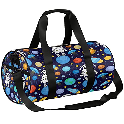 DDEET Universum Space Astronaut Duffle Bag Sport Gym Bag Travel Luggage Bag Durable Dance Training Yoga Handbag Weekender Overnight Beach School Daily Bags for Men Women, Universum Space Astronaut von Pardick