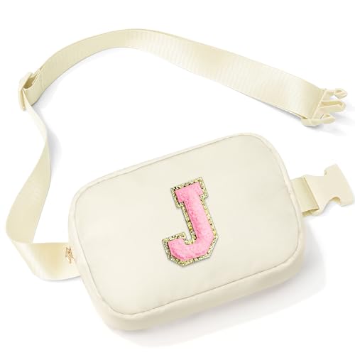 Parima Personalisierte Geschenke für Mama Großmutter - Geburtstagsgeschenk für Mama Großmutter, Geschenke Zum 30 40 50 60 Geburtstag Frauen, Beige Nylon Bauchtasche Hüfttasche Mit Initiale J Parima Personalisierte Geschenke für Mama Großmutter - Geburtstagsgeschenk für Mama Großmutter, Geschenke Zum 30 40 50 60 Geburtstag Frauen, Beige Nylon Bauchtasche Hüfttasche Mit Initiale J von Parima