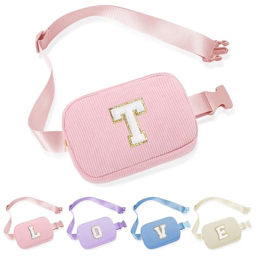 Parima Bauchtasche Geschenke für Mädchen Frauen - Buchstaben Bauchtasche Rosa Hüfttasche Verstellbaren Gurt Gürteltasche Geschenke für Frauen Geschenke für Teenager Mädchen Buchstaben T Bauchtasche Parima Bauchtasche Geschenke für Mädchen Frauen - Buchstaben Bauchtasche Rosa Hüfttasche Verstellbaren Gurt Gürteltasche Geschenke für Frauen Geschenke für Teenager Mädchen Buchstaben T Bauchtasche von Parima
