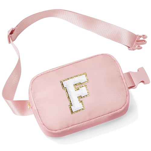 Parima Bauchtasche für Mädchen - Bauchtasche Umhängetasche Hüfttasche für Mädchen Teenager Kinder Mädchen, Nylon Bauchtasche Brustbeutel Mit Buchstaben F, Personalisierte Geschenke für Mädchen Parima Bauchtasche für Mädchen - Bauchtasche Umhängetasche Hüfttasche für Mädchen Teenager Kinder Mädchen, Nylon Bauchtasche Brustbeutel Mit Buchstaben F, Personalisierte Geschenke für Mädchen von Parima