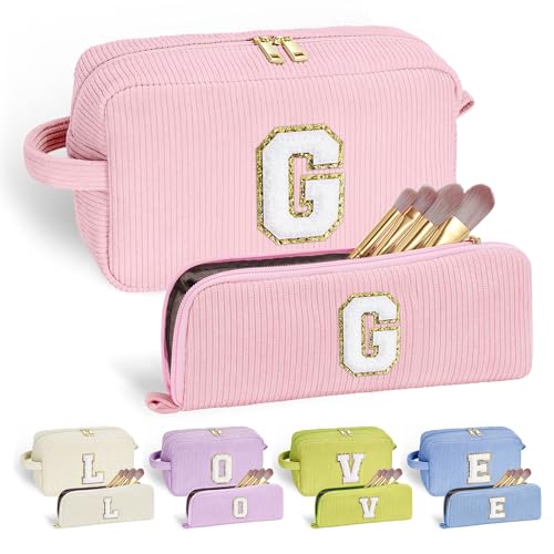 Parima Buchstaben Kosmetiktasche Damen Mädchen - Reise Kosmetiktasche Damen Personalisierte Geschenke für Frauen Teenager Mädchen Geburtstagsgeschenk für Mama Frau Rosa Buchstaben Schminktasche Parima Buchstaben Kosmetiktasche Damen Mädchen - Reise Kosmetiktasche Damen Personalisierte Geschenke für Frauen Teenager Mädchen Geburtstagsgeschenk für Mama Frau Rosa Buchstaben Schminktasche von Parima