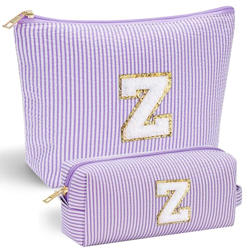 Parima Buchstaben Kosmetiktasche für Damen Mädchen - Lila Kosmetiktasche Reise Kosmetiktaschen Valentinstagsgeschenk für Frau Geschenke für Mütter Freundin Geschenk für Mädchen Kosmetiktasche mit Z Parima Buchstaben Kosmetiktasche für Damen Mädchen - Lila Kosmetiktasche Reise Kosmetiktaschen Valentinstagsgeschenk für Frau Geschenke für Mütter Freundin Geschenk für Mädchen Kosmetiktasche mit Z von Parima