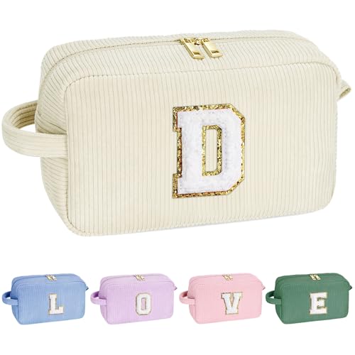 Parima Cord Kosmetiktasche für Damen Mädchen, Rosa Kosmetiktasche Buchstaben D Kosmetiktasche Weihnachten Geschenke für Frauen Teenager Mädchen Geschenke für Freundin Mädchen Trauzeugin Geschenk Parima Cord Kosmetiktasche für Damen Mädchen, Rosa Kosmetiktasche Buchstaben D Kosmetiktasche Weihnachten Geschenke für Frauen Teenager Mädchen Geschenke für Freundin Mädchen Trauzeugin Geschenk von Parima