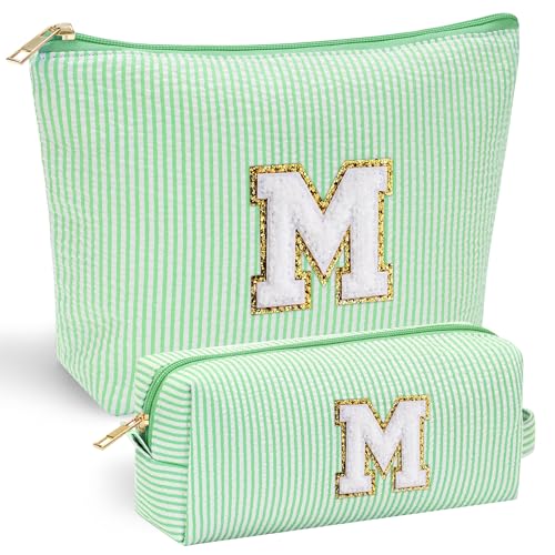 Parima Geschenk für Mädchen - 2 Stück Grüne Kosmetiktasche Buchstaben Kosmetiktasche Damen Personalisierte Geschenke für Frauen Teenager Mädchen Freundin Geschenke für Frauen Mama Teenager Mädchen Parima Geschenk für Mädchen - 2 Stück Grüne Kosmetiktasche Buchstaben Kosmetiktasche Damen Personalisierte Geschenke für Frauen Teenager Mädchen Freundin Geschenke für Frauen Mama Teenager Mädchen von Parima