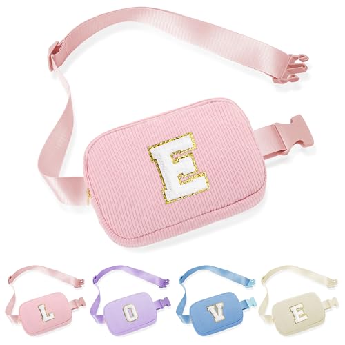 Parima Bauchtasche Damen Mädchen - Buchstaben Bauchtasche Rosa Gürteltasche Sport Mode Hüfttaschen Personalisierte Geschenke für Mädchen Geburtstagsgeschenk für Frauen Bauchtasche mit Buchstaben E Parima Bauchtasche Damen Mädchen - Buchstaben Bauchtasche Rosa Gürteltasche Sport Mode Hüfttaschen Personalisierte Geschenke für Mädchen Geburtstagsgeschenk für Frauen Bauchtasche mit Buchstaben E von Parima
