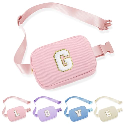 Parima Mädchen Geschenke 12 Jahre, Cord Bauchtasche Frauen Buchstaben G Hüfttaschen Rosa Gürteltasche für Teenager Mädchen Personalisierte Geschenke für Frauen Geburtstagsgeschenk für Mädchen Freundin Parima Mädchen Geschenke 12 Jahre, Cord Bauchtasche Frauen Buchstaben G Hüfttaschen Rosa Gürteltasche für Teenager Mädchen Personalisierte Geschenke für Frauen Geburtstagsgeschenk für Mädchen Freundin von Parima